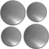 Reston Lloyd Electric Stove Burner Covers, Set of 4, Stainless Steel Look