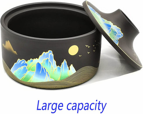 Ashtray for Weed, Cigar Ashtray HSimpleStyle Ash Tray Suitable for Cigarette and Cigar, Ashtray with Lid as a Vase Suitable for Home, Office, Patio, Indoor, Outdoor