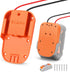 Ecarke Power Wheels Battery Adapter for Ridgid AEG 18V Hyper li-ion Battery DIY Dock Power Connector Battery Converter 12 Gauge Robotics for RC Toy Car Truck,e-Bike?with Wire Terminals?