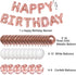 Rose Gold 17th Birthday Decorations for Women Girl,17th Birthday Balloons Supplies for Her 17 Rose Gold Number Balloon Happy Birthday Banner Confetti Balloons Star Heart Foil Balloons