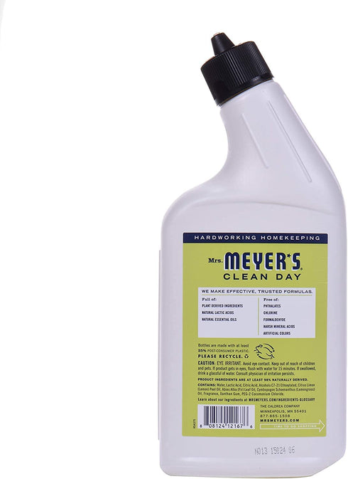 MRS. MEYER'S CLEAN DAY Toilet Bowl Cleaner Lemon Verbena, 24 OZ (Pack of 2)