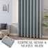 MIULEE 100% Blackout Curtains Thermal Insulated Solid Grommet Curtains/Drapes/Shades for Bedroom Living Room 2 Panels, 52" x 90", Silver Grey