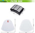 3 Pack Filters for Shark Navigator Lift-Away NV350, NV351, NV352, NV355, NV360, NV370, UV440, UV490, UV540 vacuum- XFF350 XHF350
