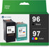 MYTONER 96/97 Remanufactured Ink Cartridge Replacement for HP 96 97 C8767WN C9363WN Ink for Deskjet 6520 5740 6940 6830 6980 Officejet 7310 7410 7210 Printer ( Black Tri-Color, 2-Pack)