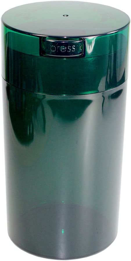 Tightvac 3 to 12 Oz Vacuum Sealed Storage Container, 1.3-Liter/1.1-Quart, Green Tint