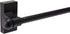 Rod Desyne Mag-12 Magnetic Curtain Rod, 17-30", Black