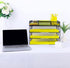 Meshist Paper Letter Tray Organizer, 3 Tier Stackable Desk File Organizer with 3 Shelves and a Sorter, Perfect for Home Office, A Good Gift for Women, Black