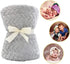 Baby Blanket Flannel, Cozy Throw Blankets for Newborn Infant and Toddler, Super Soft and Warm Receiving Baby Blanket for Crib Stroller (Grey 4060")