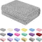 Baby Blanket Flannel, Cozy Throw Blankets for Newborn Infant and Toddler, Super Soft and Warm Receiving Baby Blanket for Crib Stroller (Grey 4060")