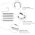 Myfolrena Pants Hangers Non Slip Updated S-Shaped 5 Layers Hangers Closet Space Saver for Jeans Scarf Tie Clothes(4-Pack)