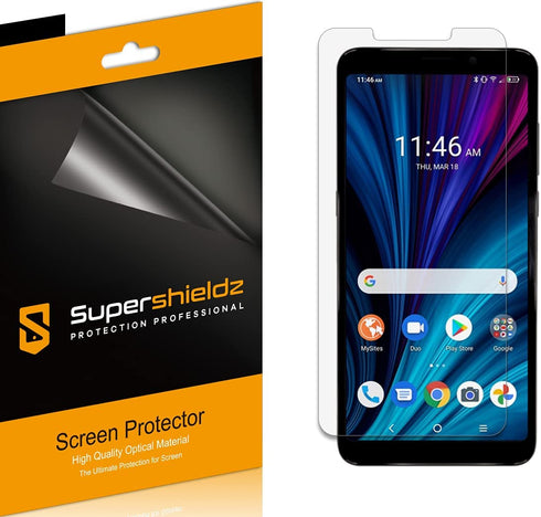 (6 Pack) Supershieldz Designed for Alcatel TCL A3X (A600DL) Screen Protector, High Definition Clear Shield (PET)