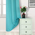 DWCN Turquoise Blackout Curtains Blocking Light Room Darkening Thermal Insulated Grommet Window Curtain for Bedroom Living Room Privacy Solid Drapes 42 x 72 Inches Length, Set of 2 Thick Panels