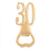 Set of 12 Creative Bottle Openers for 30th Birthday Party Favors or 30th Wedding Anniversary Party Gifts Black and Gold Themed 30 Birthday Party Favors Souvenirs Decorations for Guests (12, Gold 30)