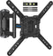 MOUNTUP TV Wall Mounts TV Bracket for Most 26-55 Inches TVs, Full Motion TV Wall Mount with Swivel and Extend 17.7 Inch, TV Mount with Swivel Articulating Arm, Max VESA 400x400mm, MU0009