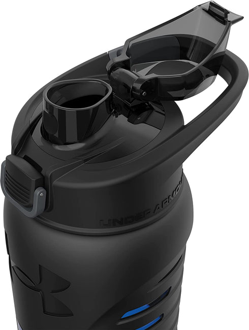 Under Armour 24oz Grip Water Bottle, Pro Lid Cover, Silicone Body Grip, Shatter Proof, Stain & Odor Resistant