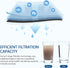 GLACIER FRESH ZR-017 Replacement Pitcher Water Filters, Compatible with ZeroWater Pitchers and Dispensers (Pack of 2)
