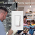 Lutron, White Diva C.L Dimmer for Dimmable LED, Halogen and Incandescent Bulbs, Single-Pole or 3-Way, DVCL-153P-WH, 1 pack