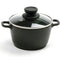 Norpro 1 Quart Nonstick Mini Pot with Vented, Tempered Glass Lid, Shown