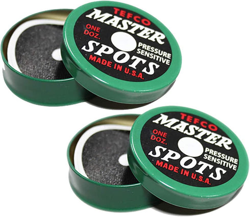 Tefco Master Pool Table Spots - Package of 24-059-10