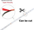 UV Light Strip - iCreating Battery Operated LED Black Light Strip Kit with 6.6FT 2M SMD 3528 IP65 Waterproof Super Bright LED Strip Lights, Battery Case