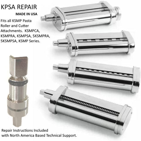 KPSA Repair Shear Shaft Coupler for KitchenAid KSMP Series Pasta Roller and Cutter DIY Repair (2)