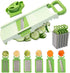 Supernal Mandoline Slicer?6 in 1 Vegetable Mandoline Slicer? Cheese/Vegetable Slicer?Vegetable Chopper, Potato Onion Chopper?Potato Chip Slicer?Kitchen Cutter Chopper for Vegetables Time Saver