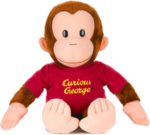 KIDS PREFERRED Curious George Monkey Plush - Classic George 16" Stuffed Animal