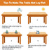 PoPoTo New Clear Plastic Tablecloth Cover Protector for Dining Room Table 16x32 Inch Desk Protector Mat Clear Vinyl Table Pad Protector Desk Pads Mats Wood Furniture Protective for Tabletop Countertop