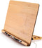 Bamboo Book Stand Cookbook Holder with 5 Adjustable Height 13.2 x 9.2"