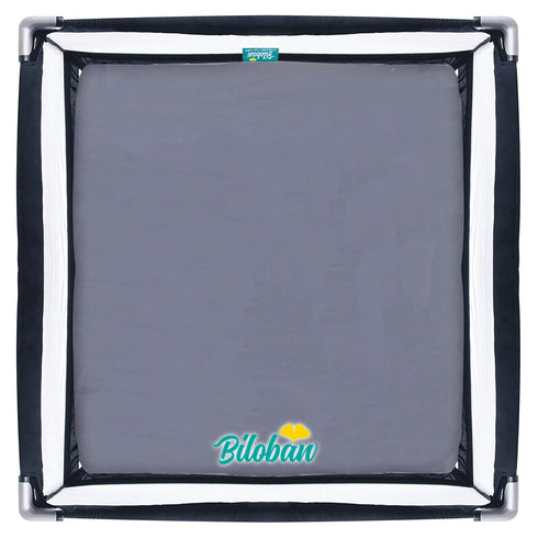 Square Playard / Playpen Fitted Sheets, Perfect for New Room2 / TotBloc Portable Playard, 2 Pack, Ultra Soft Microfiber, Fitted Playpen Sheet, Grey.