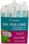 CocoPull - Organic Oil Pulling 14 Packets/Sachets with Coconut Oil and Peppermint Oil for Healthy Teeth, Gums, Bad Breath Remedy. Natural Teeth Whitening.