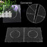 4pcs5mm Large Square Fuse Beads Pegboards Plastic Beads Boards with Ironing Paper, Beads Tweezers for Kids Craft Beads