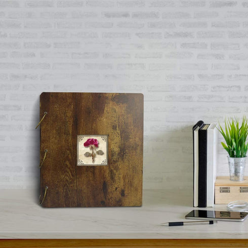 EdenseeLake Dried Flower Photo Album 4x6 Photo Book Holds 500 Photos Horizontal and Vertical