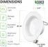 Sunco Lighting 10 Pack 4 Inch LED Recessed Downlight, Baffle Trim, Dimmable, 11W=60W, 4000K Cool White, 660 LM, Damp Rated, Simple Retrofit Installation - UL + Energy Star