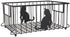 Lily's Home Cat-Themed Wire Basket, Kitchen and Desk Organizer, Cute Caddy for Cat Lovers for Kitchen, Pantry, Cabinet, Bathroom and Office (Large)