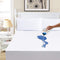 OBOEY Waterproof Mattress Pad Protector Queen Size Cover, Ultra Soft Breathable Bed Mattress Cover Deep Pocket Noiseless Cotton Terry Surface Mattress Cover Breathable