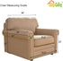 Easy-Going Stretch Chair Sofa Slipcover 1-Piece Couch Sofa Cover Furniture Protector Soft with Elastic Bottom for Kids, Pet. Spandex Jacquard Fabric Small Checks (Chair, Bluestone)