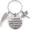 I Will Hold You in My Heart Until I Hold You in Heaven Angel Wing Memorial Veterans Day In Memory of Damselfly Husband Wife Grief Dragonflies from Heaven Loss of Loved One Gift Dragonfly Keychain 115G