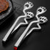 DOITOOL Stainless Steel Kitchen Tongs Cat Paw Tongs Food Serving Tongs Barbecue Cooking Grilling Non Slip Tong Kitchen Utensil Gadgets