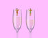 NPW Classic Themed Reuseable Glass Drink Markers, 12