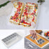 MANO Number Cake Pan for Baking Letter Cake Molds Set with 12 Pcs Square Cake Tins DIY Number Cake Molds Set for Wedding Birthday