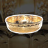Alisveristime Turkish Authentic Copper Bath Bowl & Hammam Bowl (Gold)
