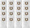 ATXKXE 16-Pack Micro Filtration Premium Canister Vacuum Bags Fit Kenmore Style C Q 5055 50557 50558 50104, Panasonic C-5 C-18