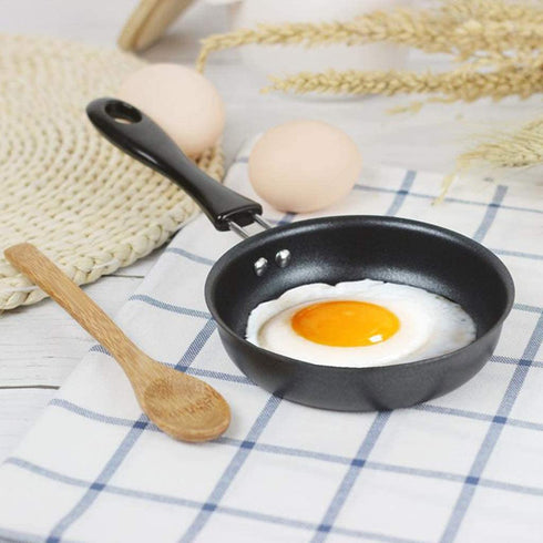 Frying Pan Small One Egg Pancake Round Mini Non Stick Fry Pan 4.7-inch mini cast iron skillet