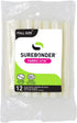 Surebonder FS-12 Fabric Hot Glue Sticks, Strong Bonding Fabric Glue, Machine Washable, Full Size 4-Inch Length - 12 Pack, - Made in USA , White