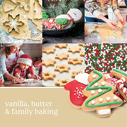 Yankee Candle Christmas Cookie Scented, Classic 22oz Large Jar Single Wick Candle, Over 110 Hours of Burn Time