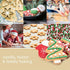 Yankee Candle Christmas Cookie Scented, Classic 22oz Large Jar Single Wick Candle, Over 110 Hours of Burn Time