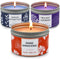 Candles for Home Scented, 100H Long Lasting Aromatherapy Soy Candles Set, Highly Scented & Jar Candles Stress Relief Gifts for Women - 3 Pack 4.6 Oz, Lavender | Orange Blossom | Mahogany Scent Candle