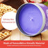 Candles for Home Scented, 100H Long Lasting Aromatherapy Soy Candles Set, Highly Scented & Jar Candles Stress Relief Gifts for Women - 3 Pack 4.6 Oz, Lavender | Orange Blossom | Mahogany Scent Candle