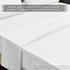 Queen Size Sheet Set White 4 Piece Bamboo Sheets Soft Breathable Fitted Sheet 15" Extra Deep Pocket Pure Luxury Hotel Collection Cooling Bamboo Bed Sheets Wrinkle Free Durable 90" x 102" Flat Sheets